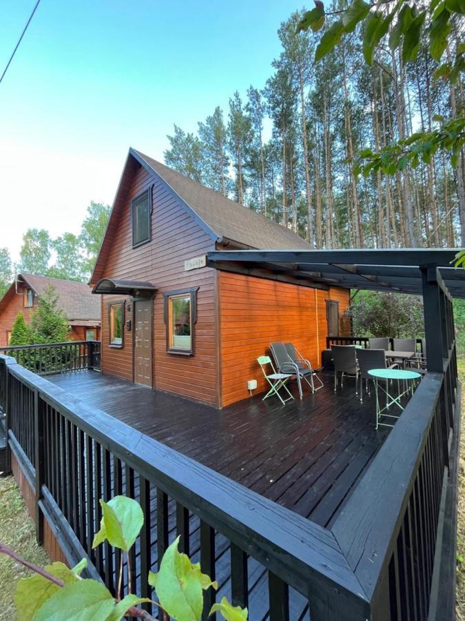 Domek Caloroczny Hawaje Nad Jeziorem Kazub Cieciorka Exterior foto