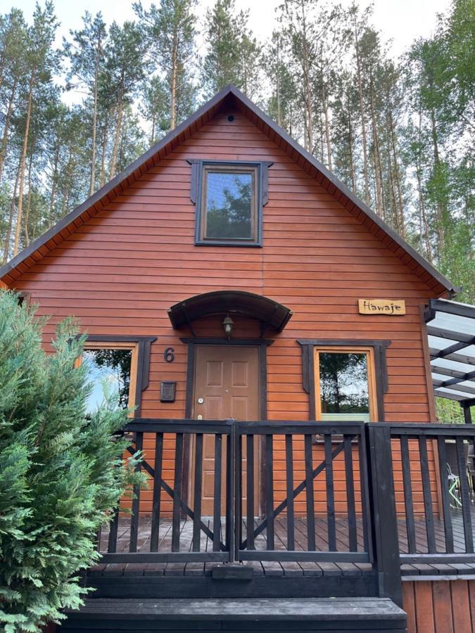Domek Caloroczny Hawaje Nad Jeziorem Kazub Cieciorka Exterior foto