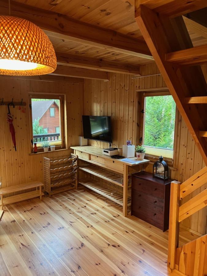 Domek Caloroczny Hawaje Nad Jeziorem Kazub Cieciorka Exterior foto