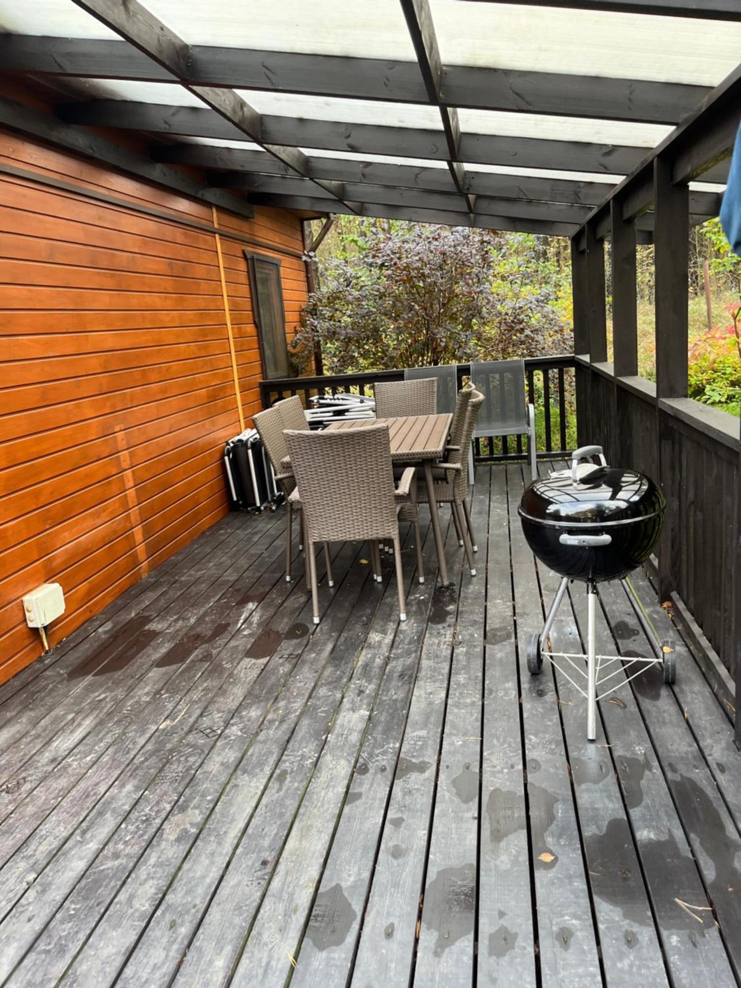 Domek Caloroczny Hawaje Nad Jeziorem Kazub Cieciorka Exterior foto