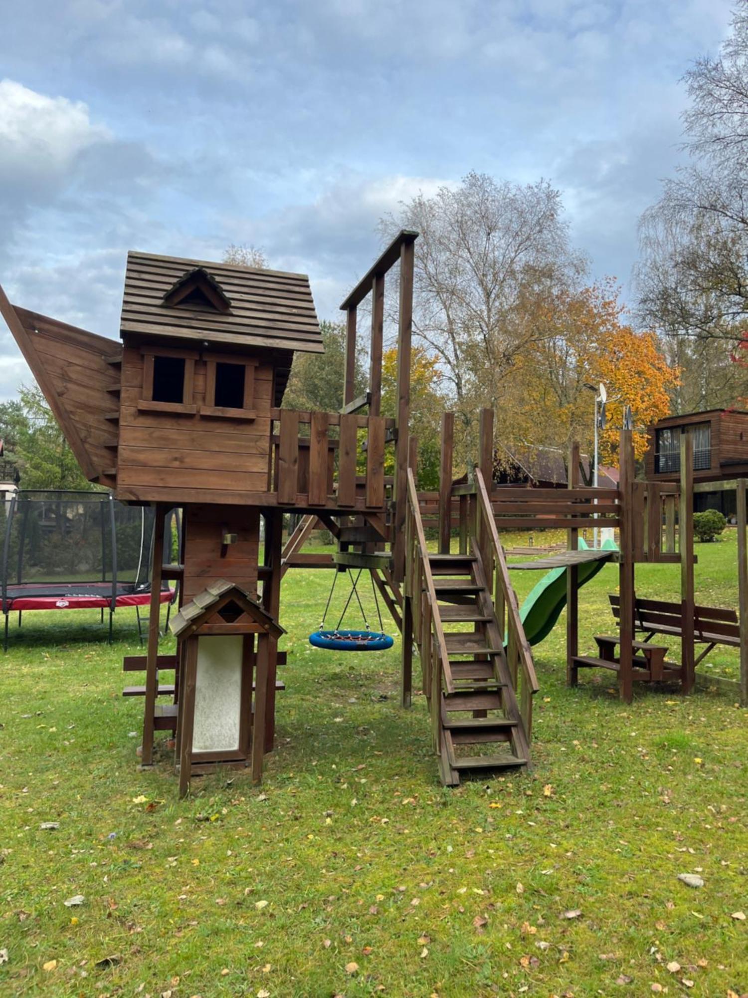 Domek Caloroczny Hawaje Nad Jeziorem Kazub Cieciorka Exterior foto