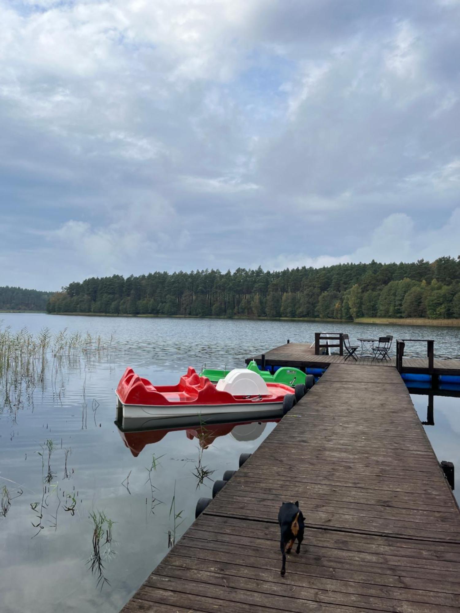 Domek Caloroczny Hawaje Nad Jeziorem Kazub Cieciorka Exterior foto