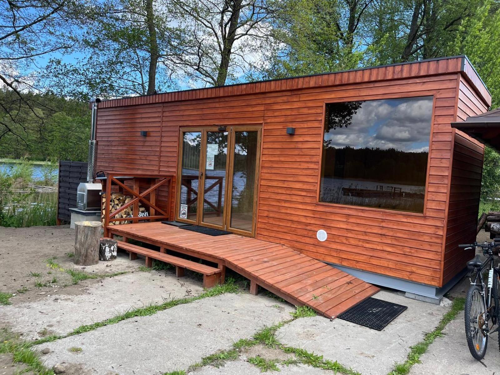 Domek Caloroczny Hawaje Nad Jeziorem Kazub Cieciorka Exterior foto