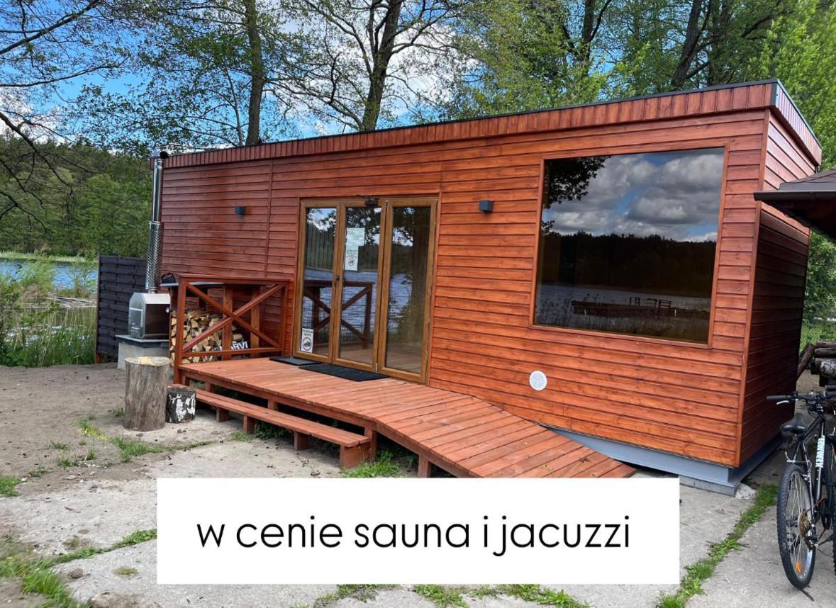 Domek Caloroczny Hawaje Nad Jeziorem Kazub Cieciorka Exterior foto